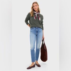 MOTHER Superior Dazzler Flood Jeans in Trucks are for Girls 31